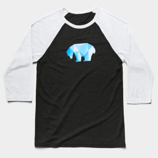 Ice Crystal Polar Bear Baseball T-Shirt